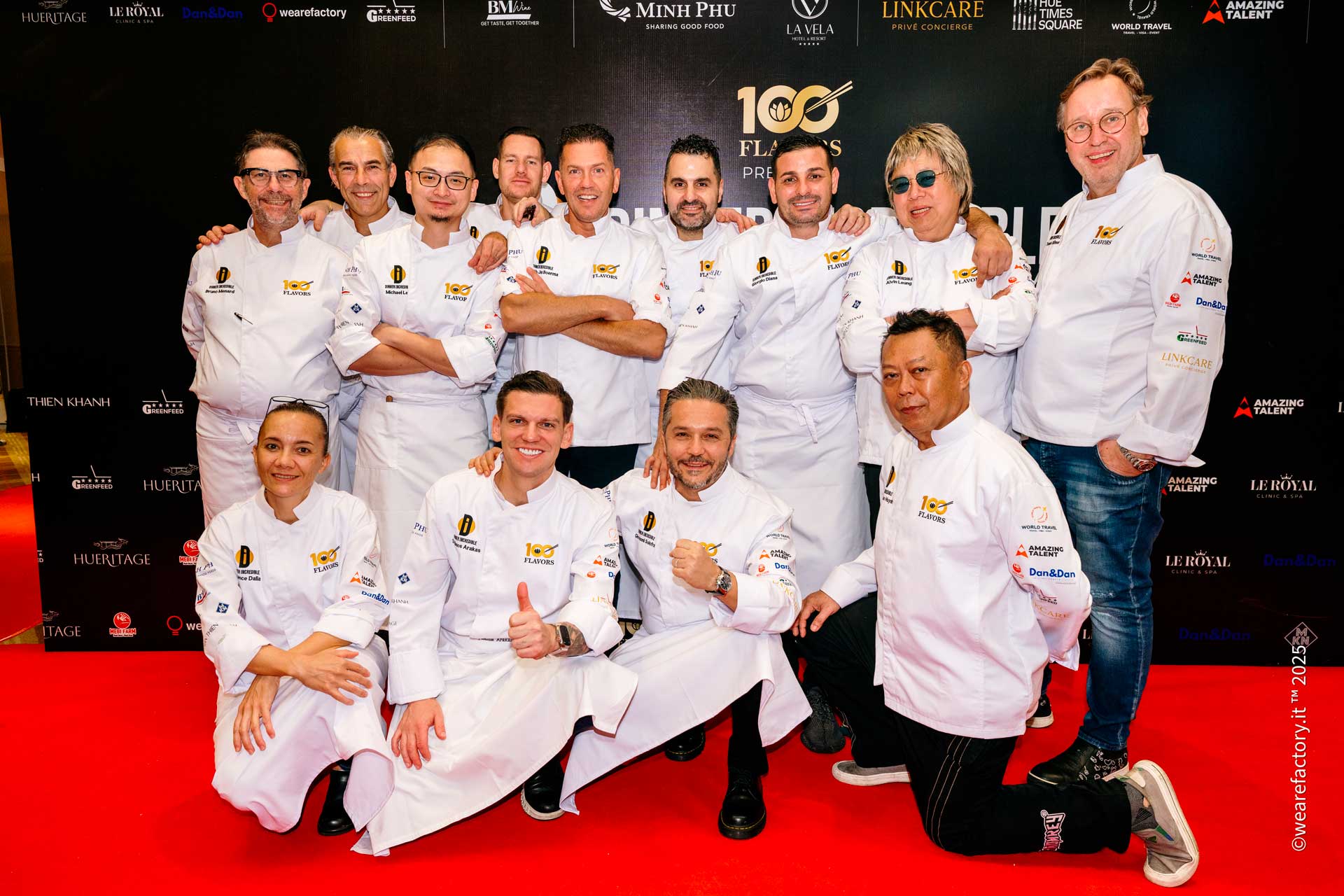 Gli chef di Dinner Incredible riuniti sul red carpet